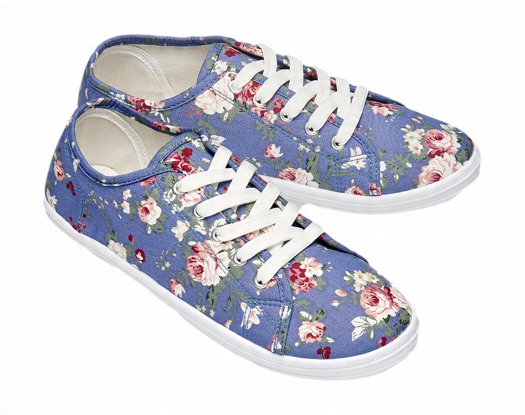 

Buty Damskie tenisówki trampki Kwiat *41