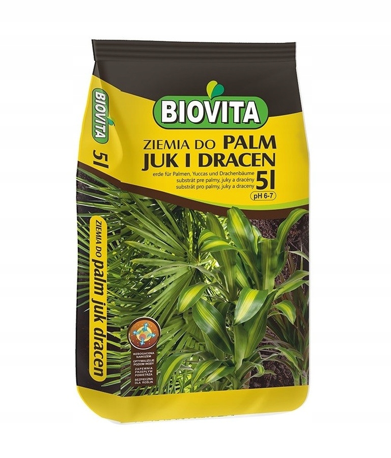 

Ziemia Podłoże Do Roślin Palm Juk Dracen +nawóz 5L