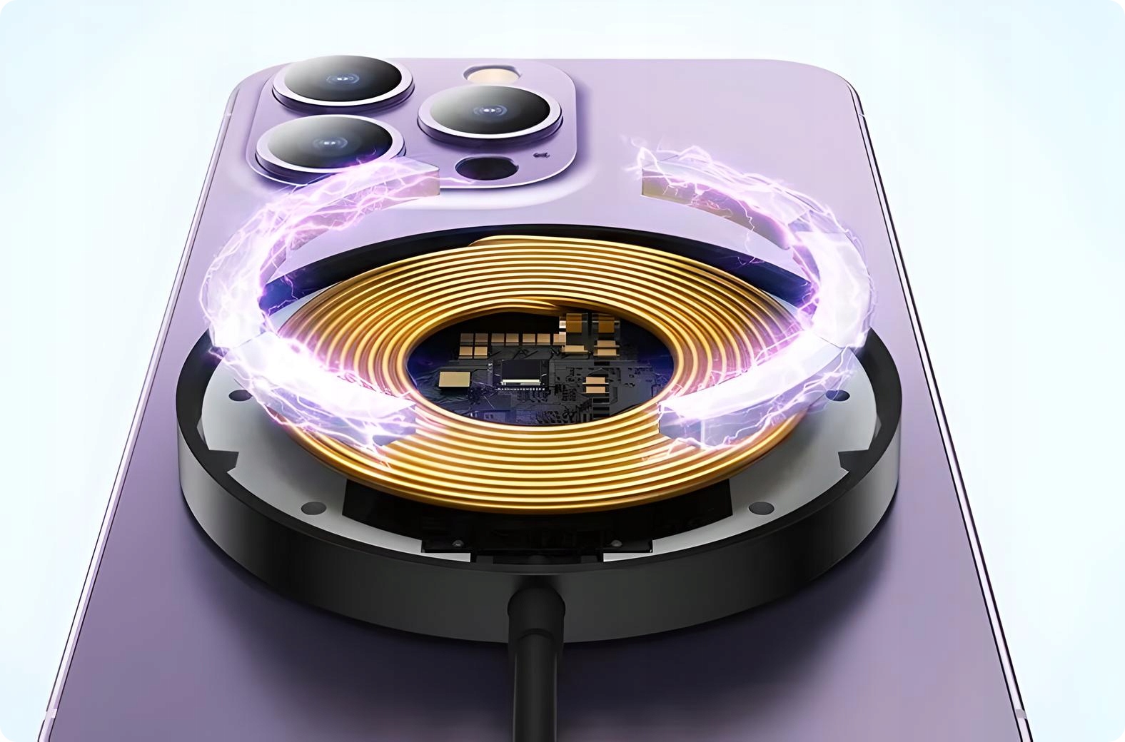 BASEUS SZYBKA ŁADOWARKA BEZPRZEWODOWA INDUKCYJNA QI MAGNETYCZNA MAGSAFE 15W Marka Baseus