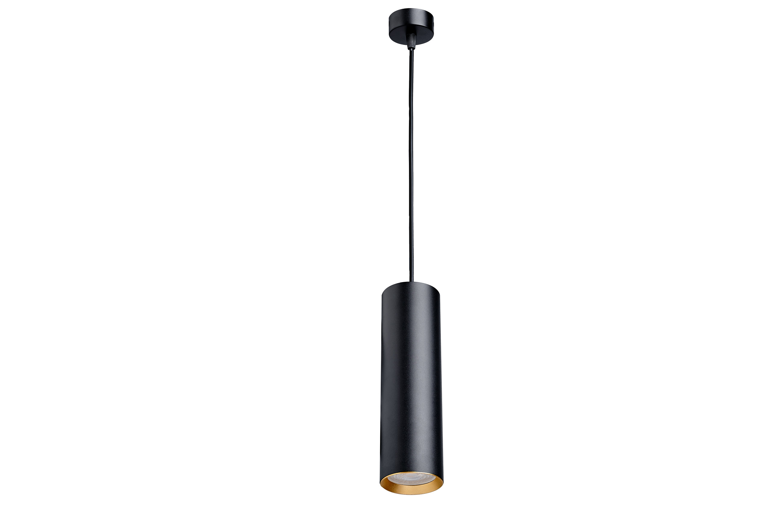 

Lampa Spot GU10 1F Tuba 6 X 20cm czarno złota