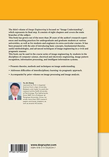 Zhang, Yujin Image Understanding (De Gruyter Textbook) Język publikacji angielski