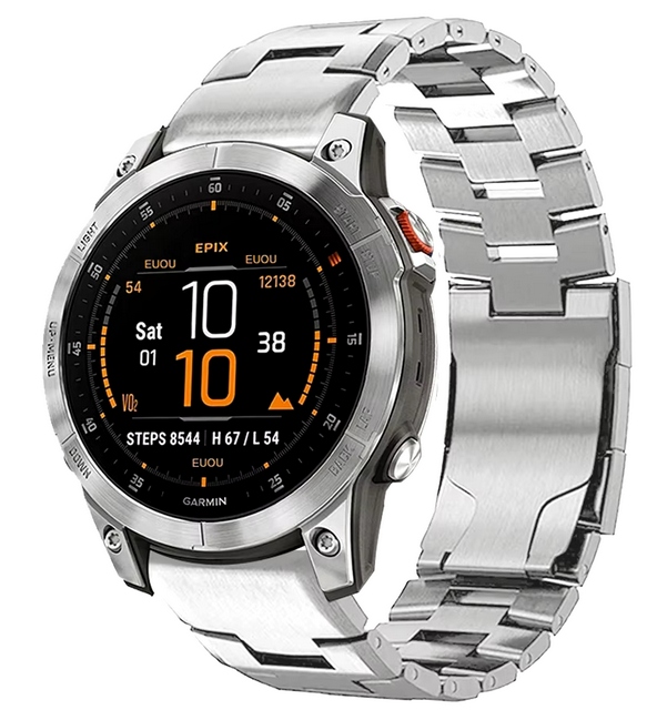 Pasek Tytanowy Do Garmin Fenix Solar 5X Plus 6X Pro 7X Sapphire Mk2 Tactix