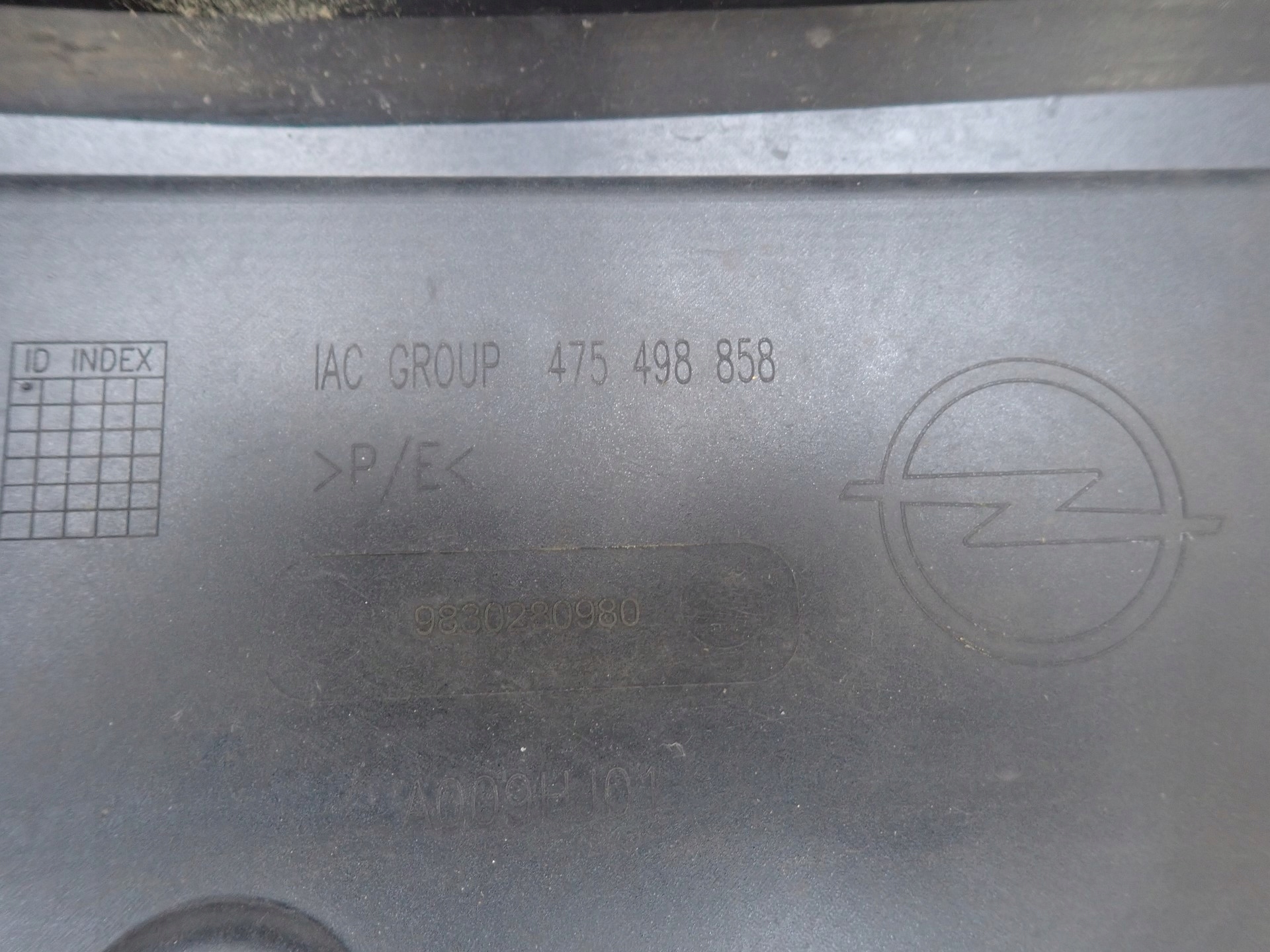 bumper front front OPEL CORSA F 68 2019- 9830280980