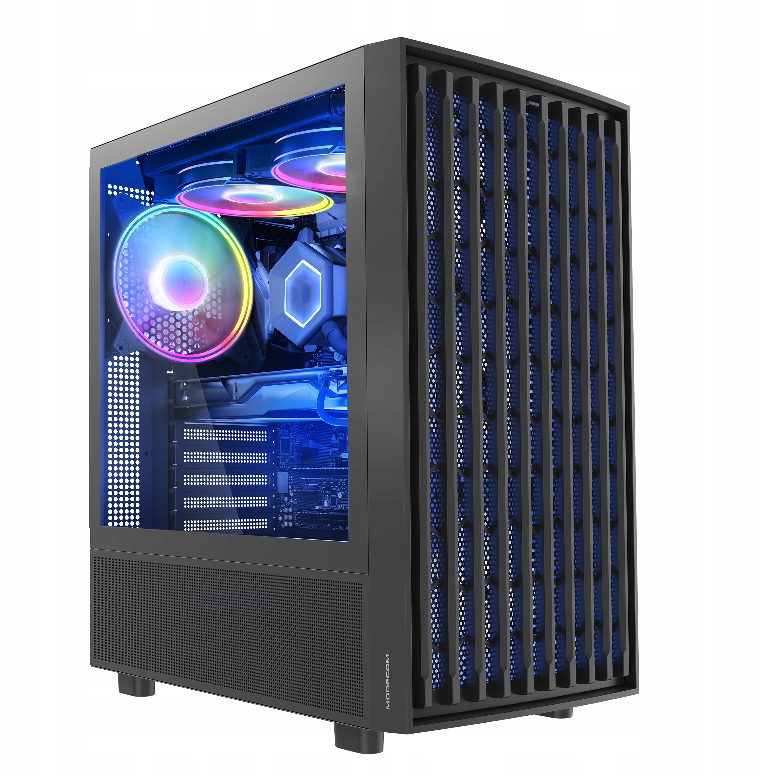 Modecom Breeze Argb Flow MIDI černá herní počítačová skříň Atx