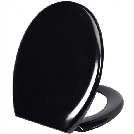 Černá univerzální sedací deska pro Kolo Hybner Cersanit Roca Armatura