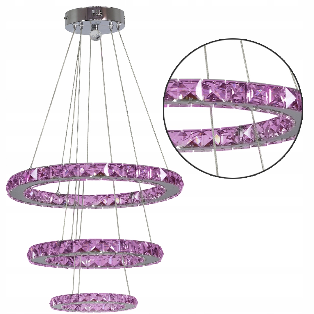 Stropní Led Závěsné Svítidlo Rgb 48W Dálkový Ovladač sada