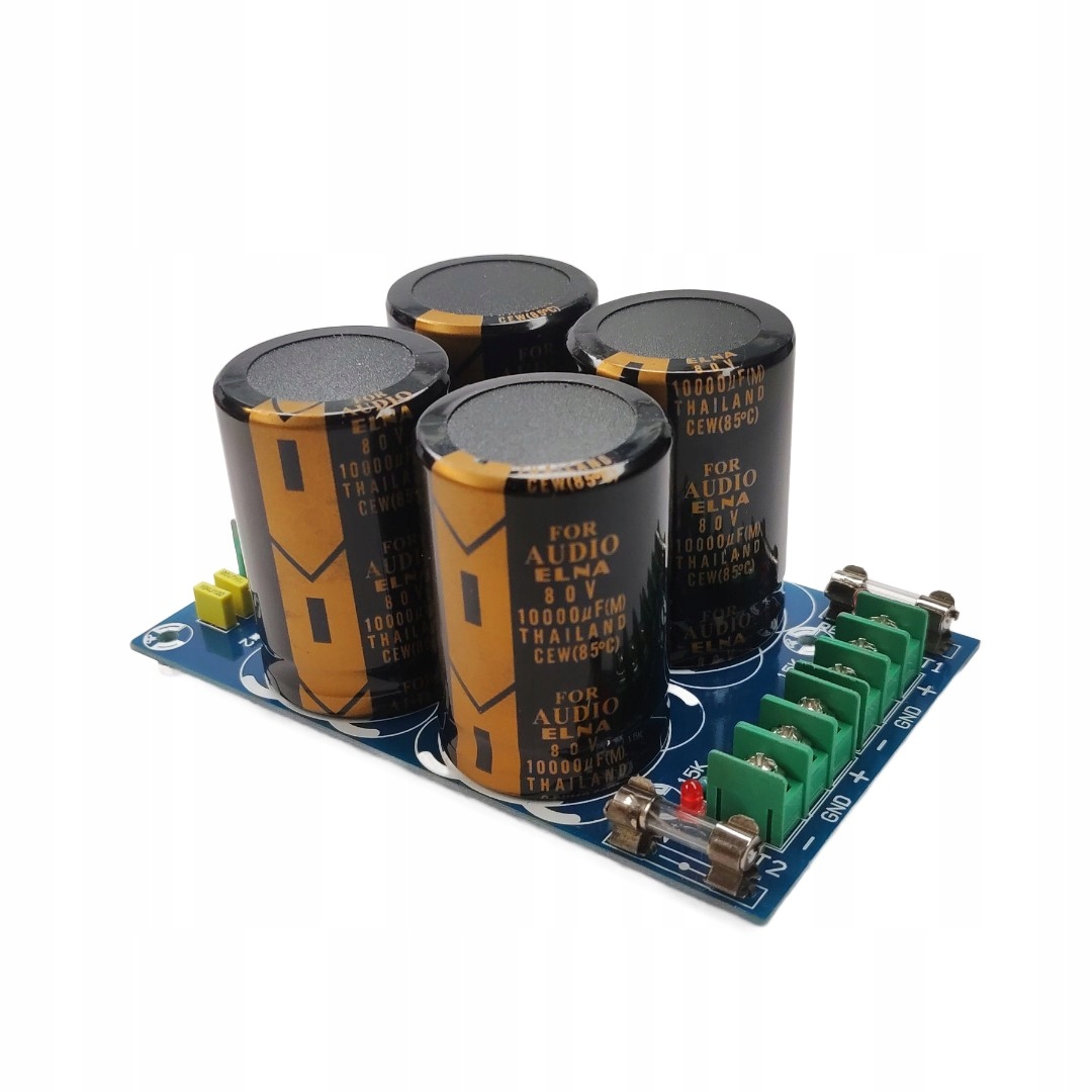 Symetrický napájecí zdroj Diy HiFi Audio kondenzátory 20000uF Elna pro Audio 80V