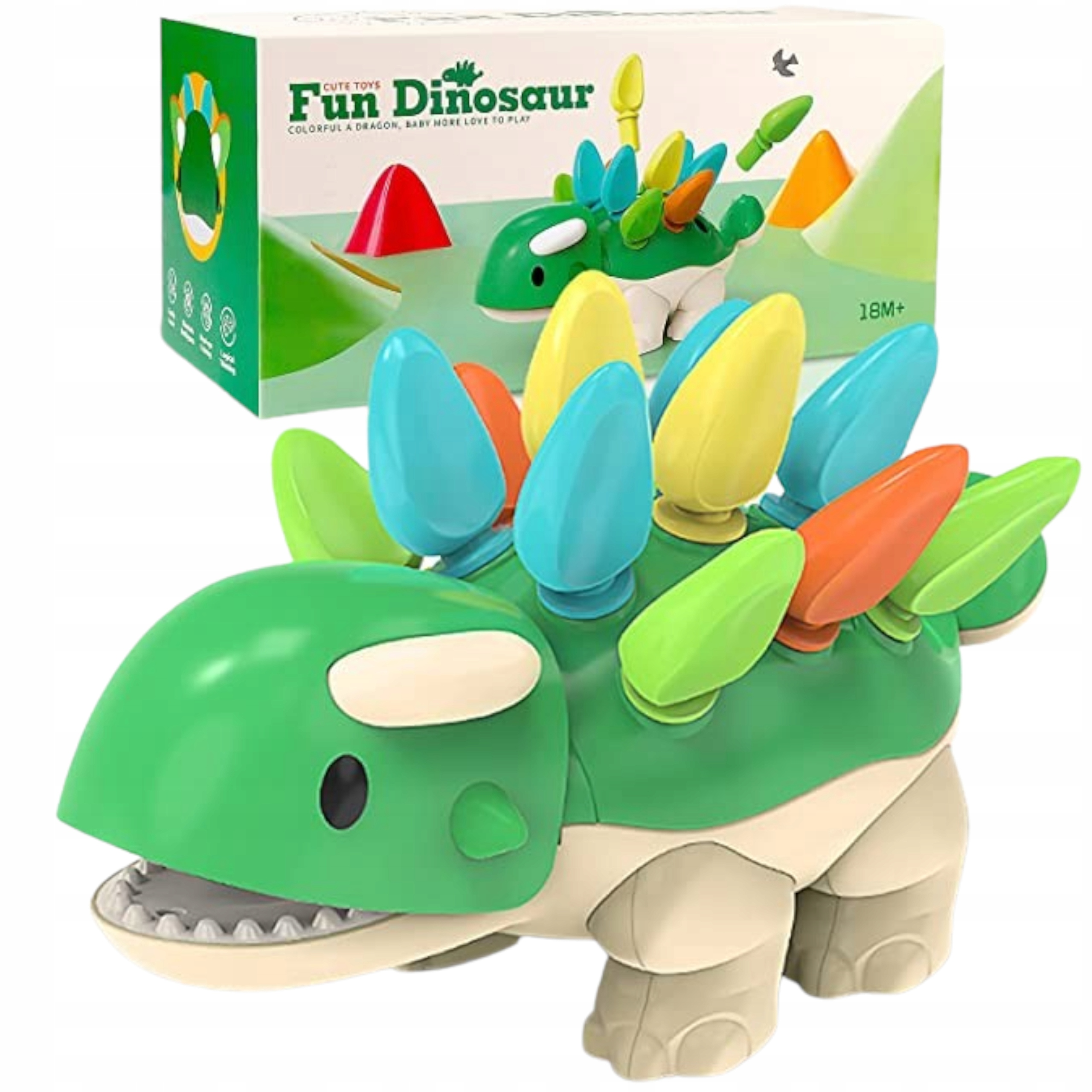 

Sorter układanka dinozaur Montessori kolory S2055A