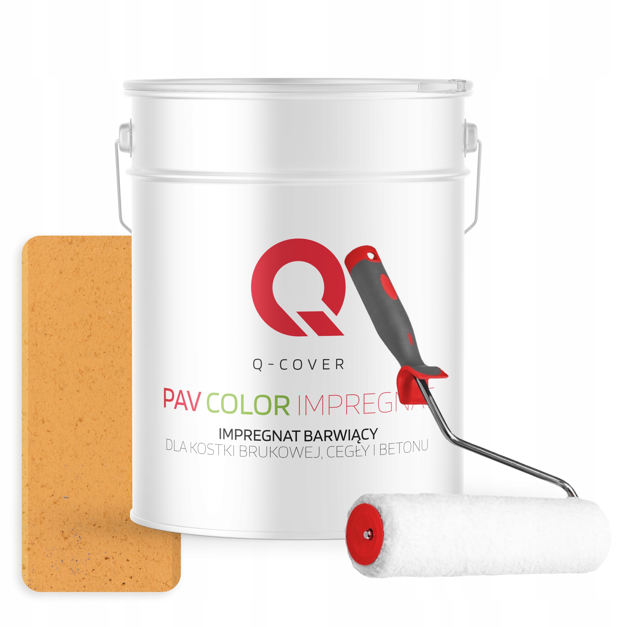 Barvicí impregnát na betonu kostky 10 l Žlutý šafránový Uv váleček