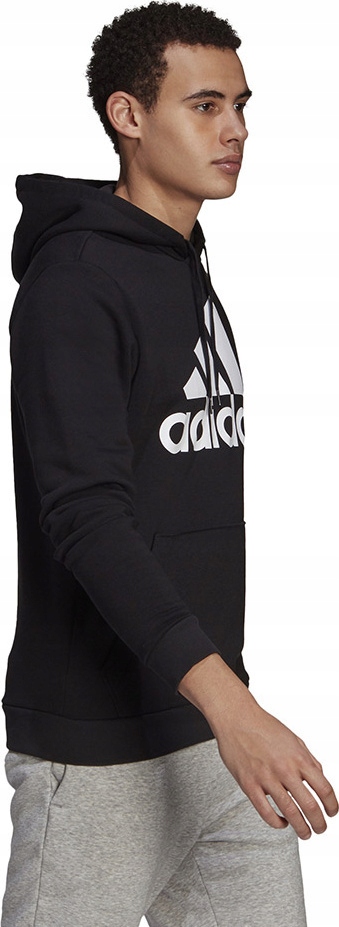 Pánská Mikina Adidas Essentials Fleece Big Logo Hoodie Černá GK9220 velikost S
