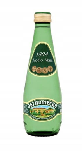 Ostromecko Sycená minerální voda 12x300 ml skleněná láhev