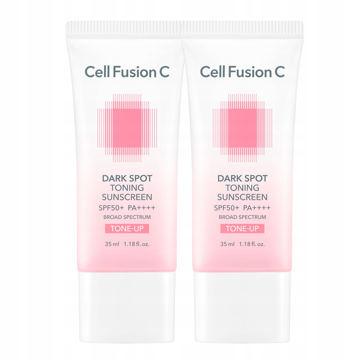 Krem z filtrem 50SPF Rozjaśniający Cell Fusion C Dark Spot Zestaw 2x35 ml