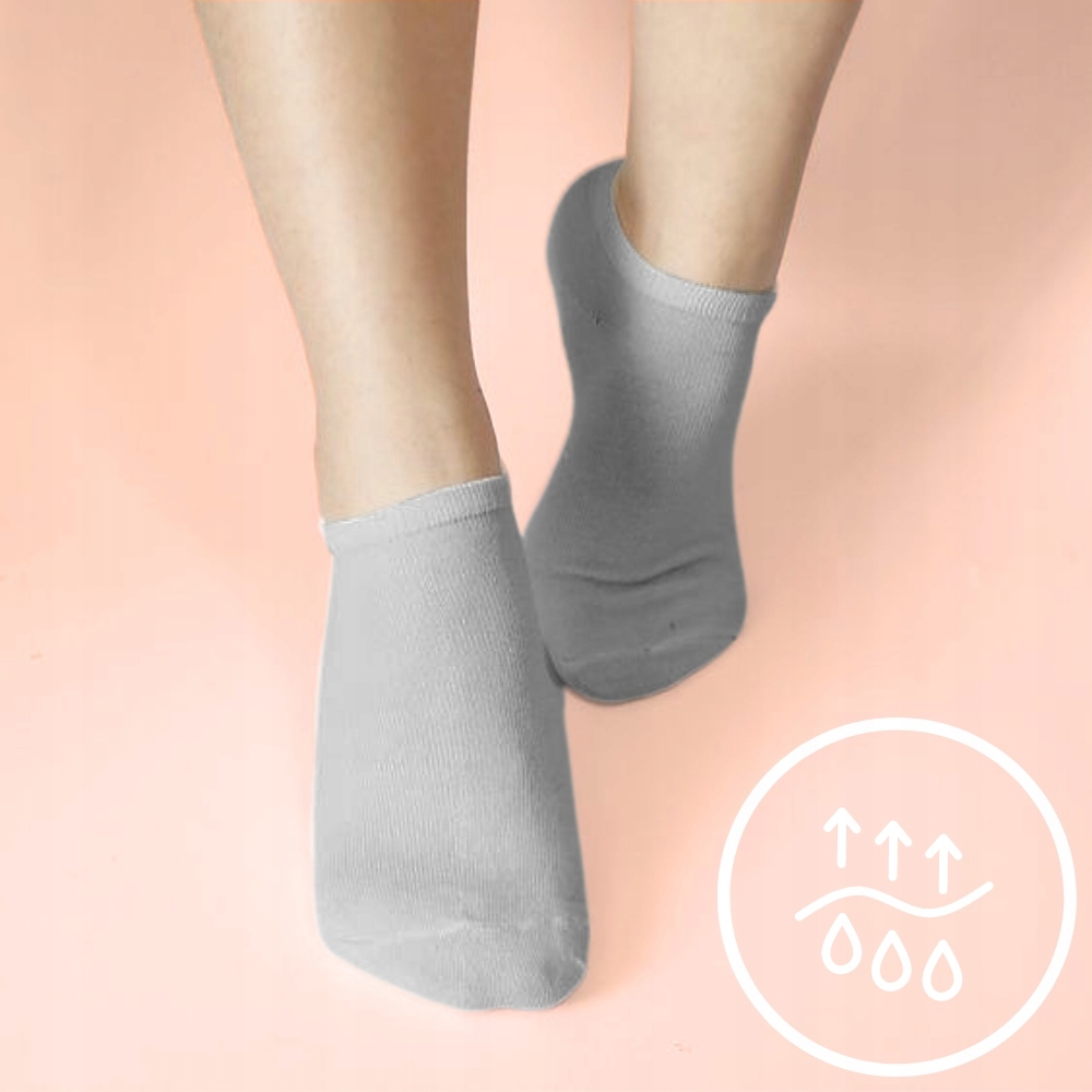 3x SKARPETY STOPKI SKARPETKI NISKIE BAMBUSOWE DAMSKIE WYSOKA JAKOŚĆ 39-42 Kolor szary