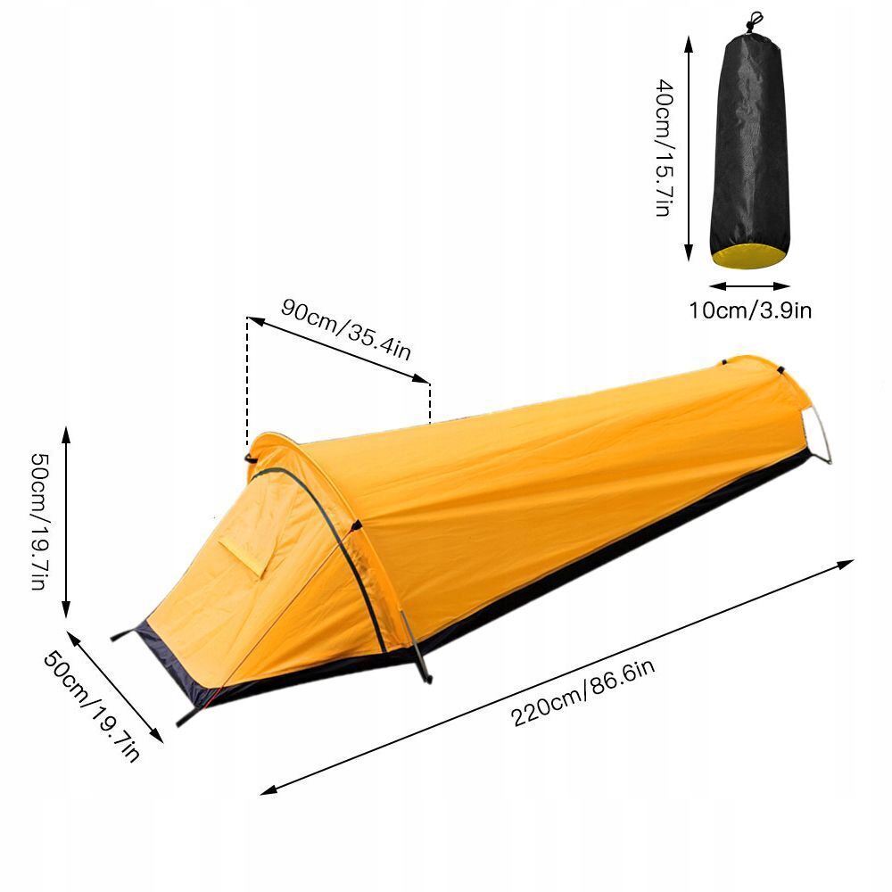 NAMIOT JEDNOOSOBOWY TURYSTYCZNY LEKKI 220X50CM Model ZHANGPENG2.0