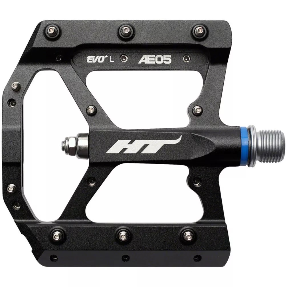 Lekkie Płaskie Pedały Platformowe Ht AE05 Black Dh Enduro Fr Dirt
