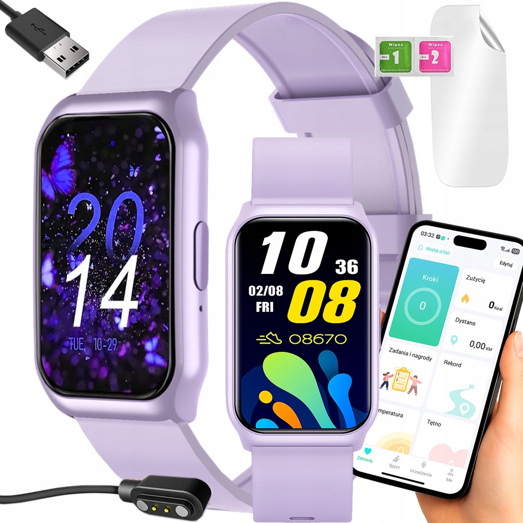 Chytré Hodinky Dámské Upozornění na hovory Sms Kroky Kalkulačka Řemínek F