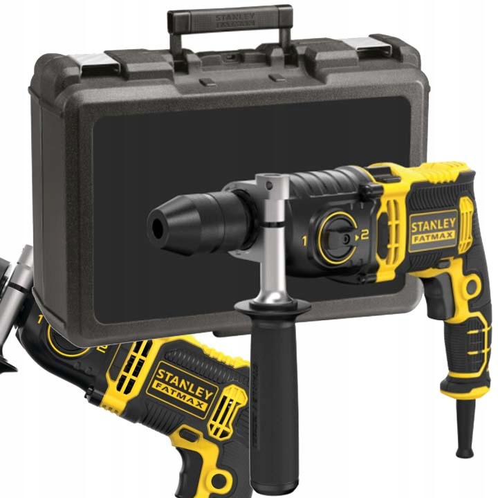 2-rýchlostná príklepová vŕtačka Stanley FMEH850K 850W s kufríkom