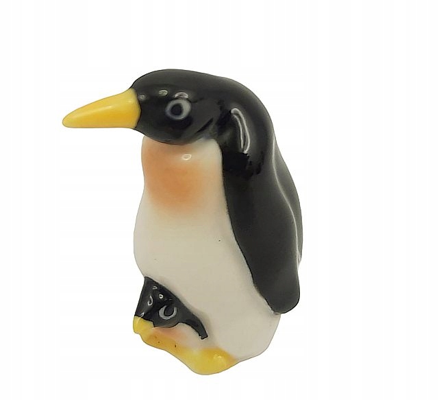 

Mała Porcelanowa Figurka/ Pingwinki/ Pingwin