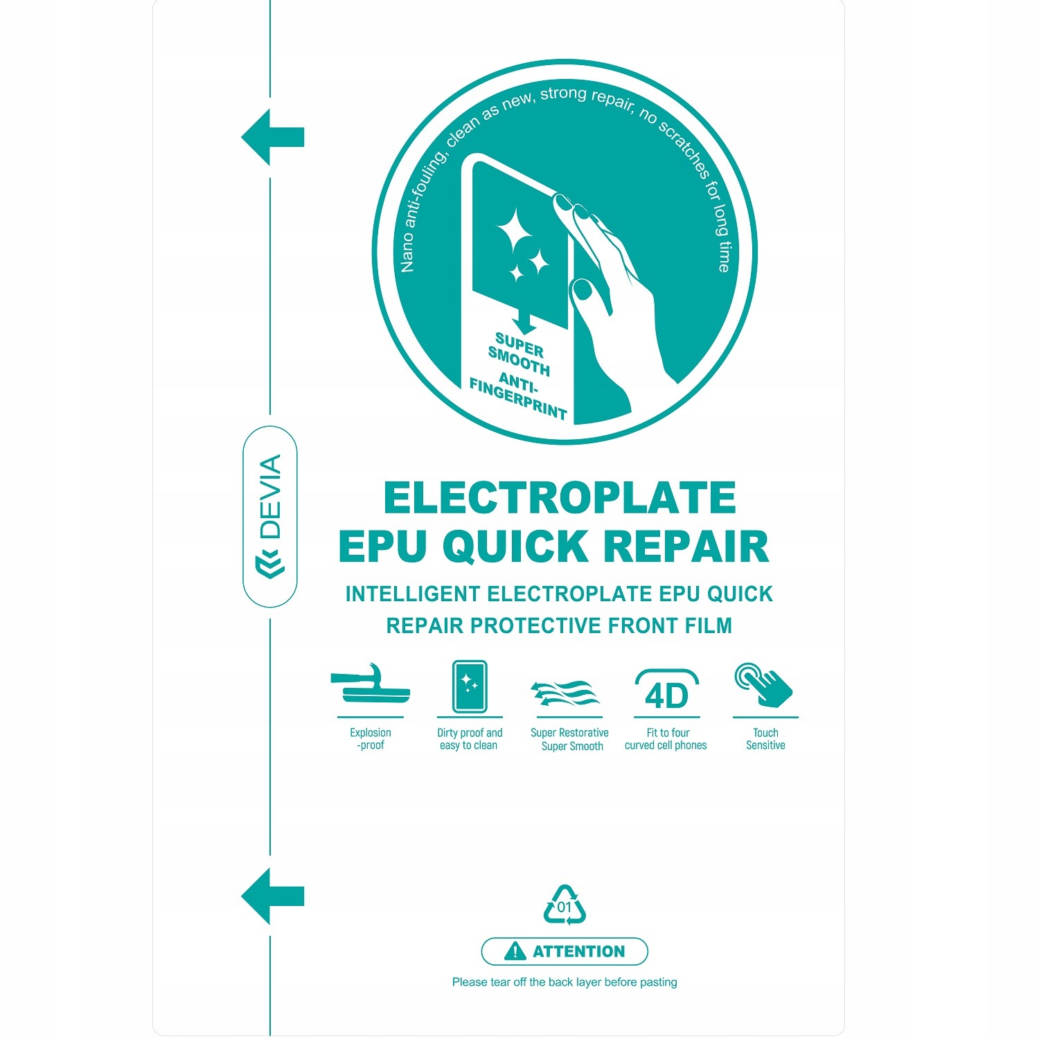 Devia sada samoregenerační fólie Epu electroplate pro řezací stroj 20 s