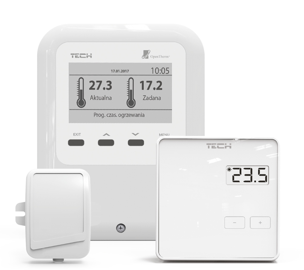 Izbový Regulátor S Opentherm Komunikáciou S W-ifi Biely