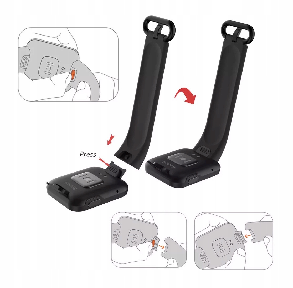 PASEK OPASKA DO XIAOMI MI WATCH LITE WYBÓR KOLORÓW Kompatybilność Xiaomi