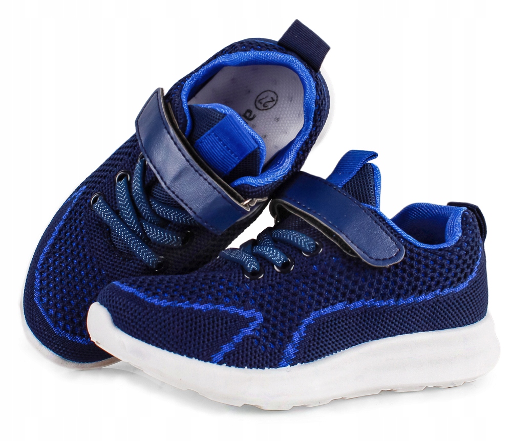 

Granatowe niebieskie Adidasy z siatki Apawwa 32