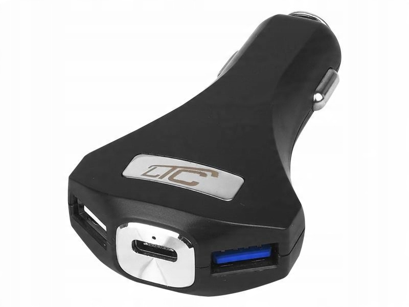 

Ładowarka samochodowa quick charge 3.0 Usb-a+usb-c