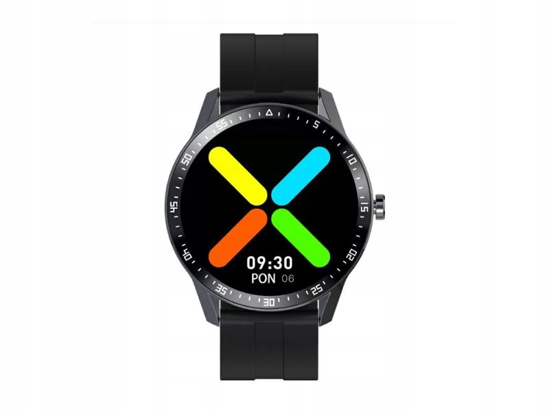 Černé multifunkční chytré hodinky na dárek sport