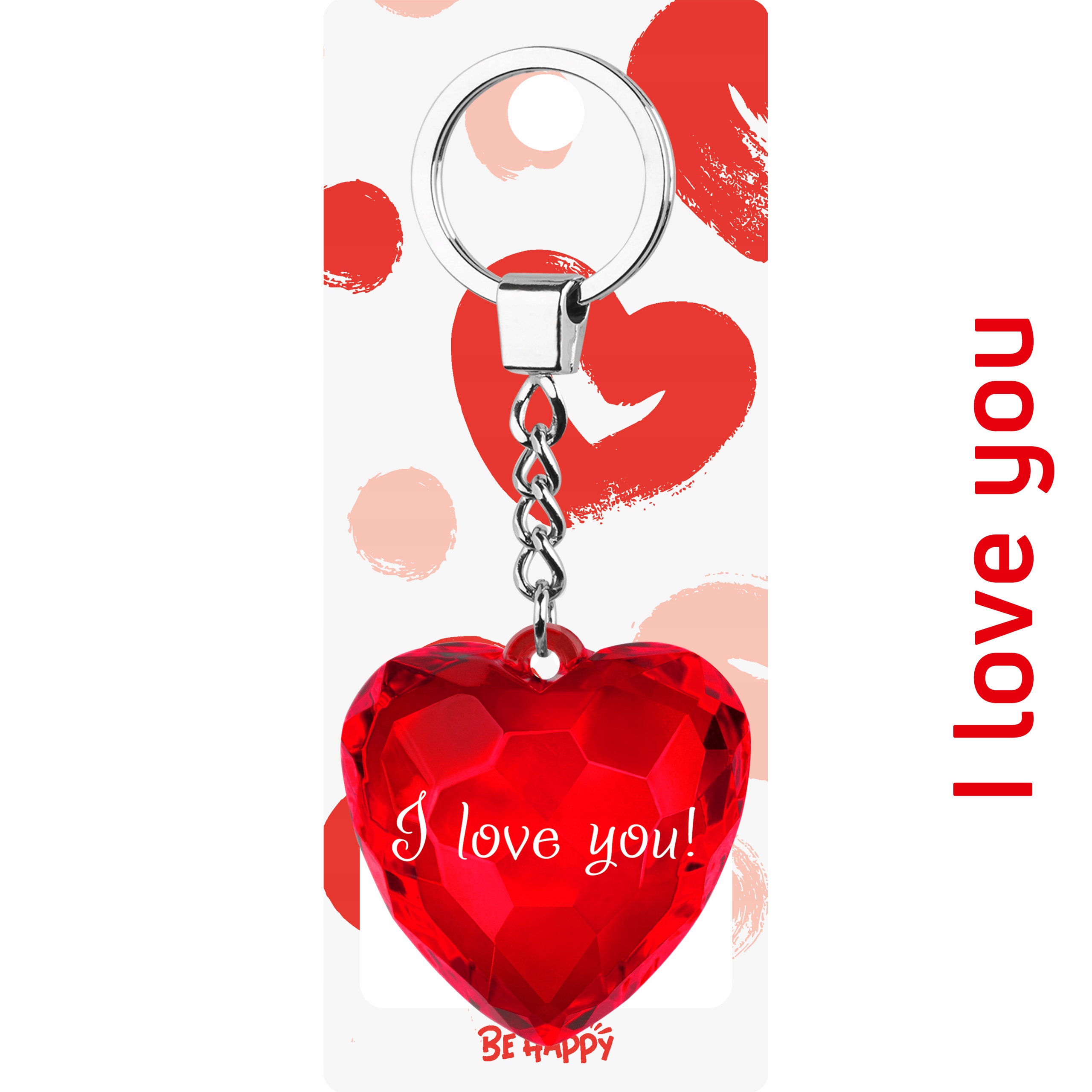 

Brelok Serce Upominek I love you!