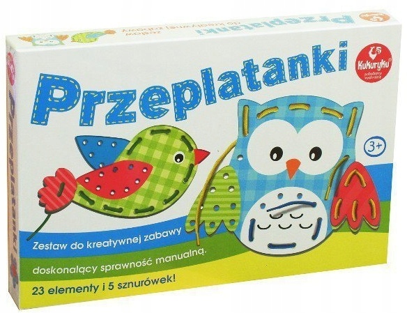 

Przeplatanki Zestaw do kreatywnej zabawy Kukuryku