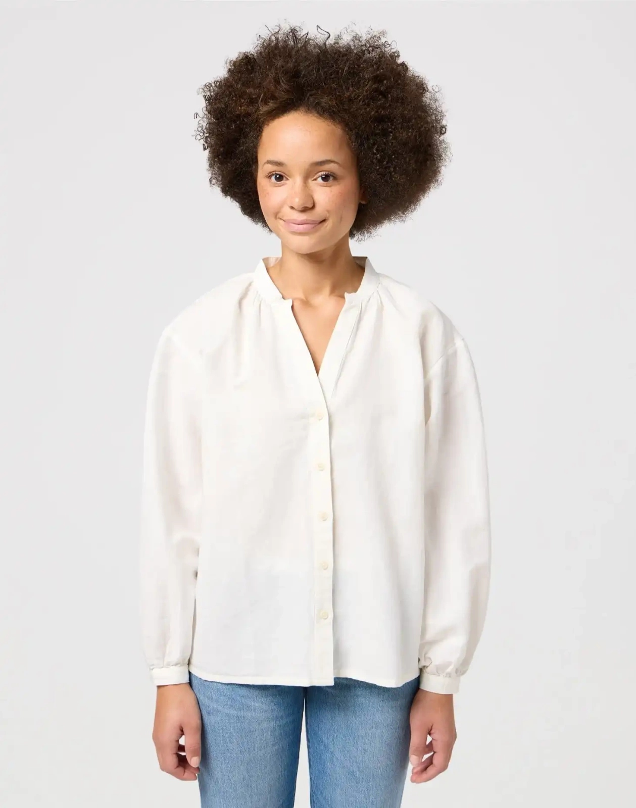 Dámská košile Wrangler Cool Girl Shirt Worn White 112356731 S