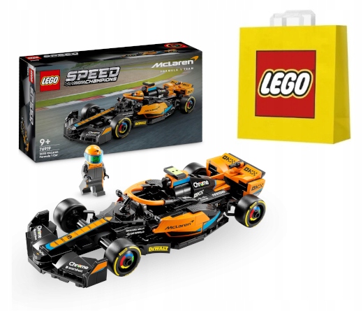 LEGO Speed Champions 76919 Samochód wyścigowy McLaren Formuły 1 + torebka