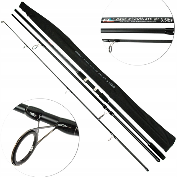 WĘDKA KARPIOWA KARPIÓWKA CARP ATTACK 3,5lbs 3,6m