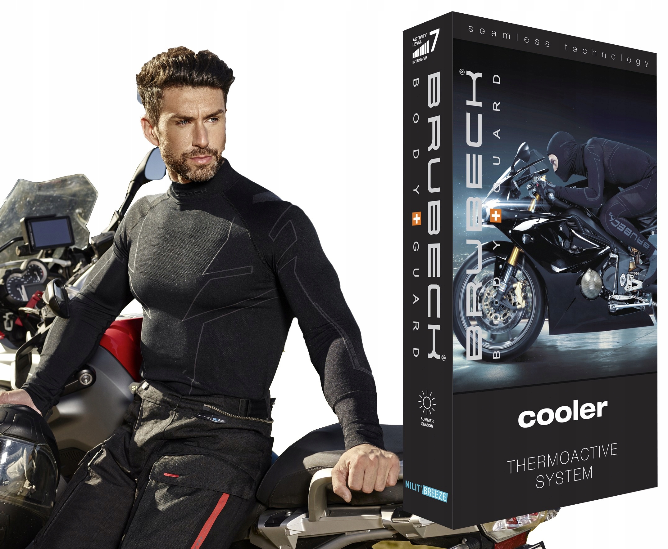 

Bluza Na Motocykl Letnia Brubeck Cooler Męska -2XL