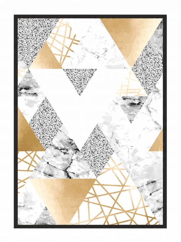 

Obraz Plakat W Ramie 43x33 cm Gold P588