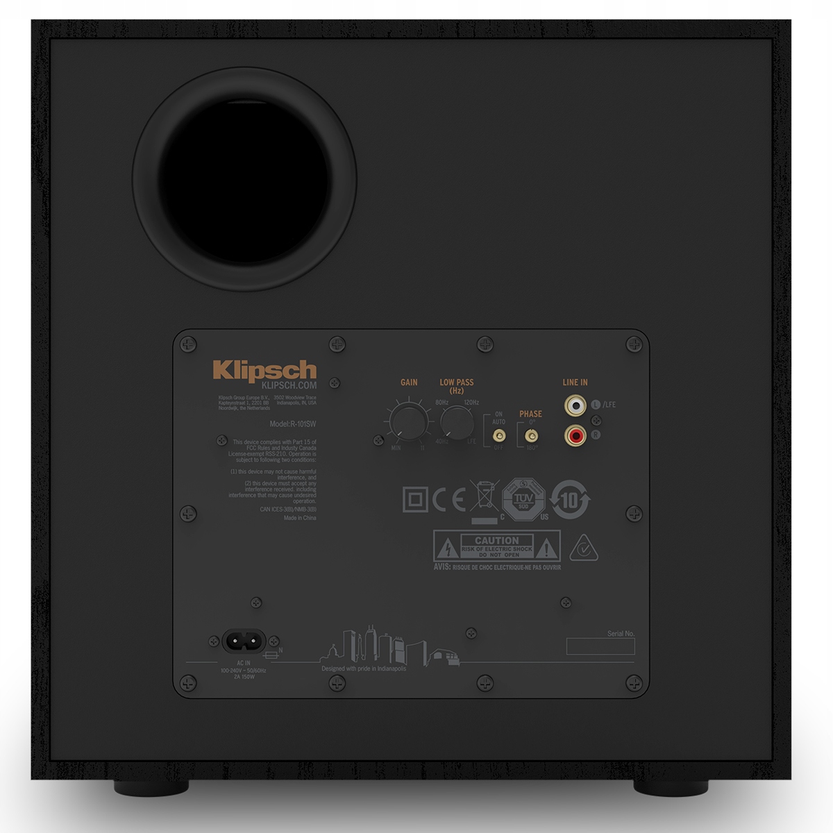 KLIPSCH R-600F + R-50M + R-30C + R-101SW + YAMAHA RX-V4A Wi-Fi 4K HDR10+ Kolor czarny