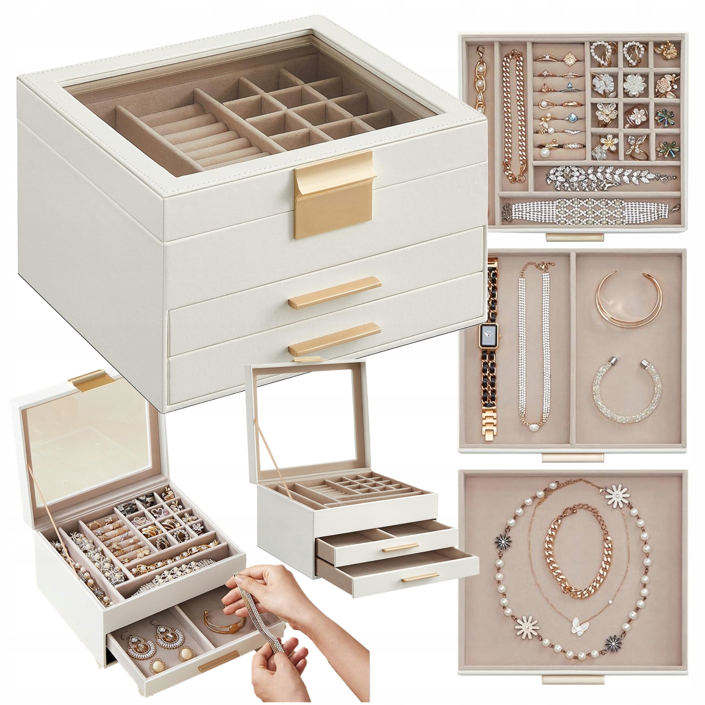 Kufřík Cream Apart krabička dívky