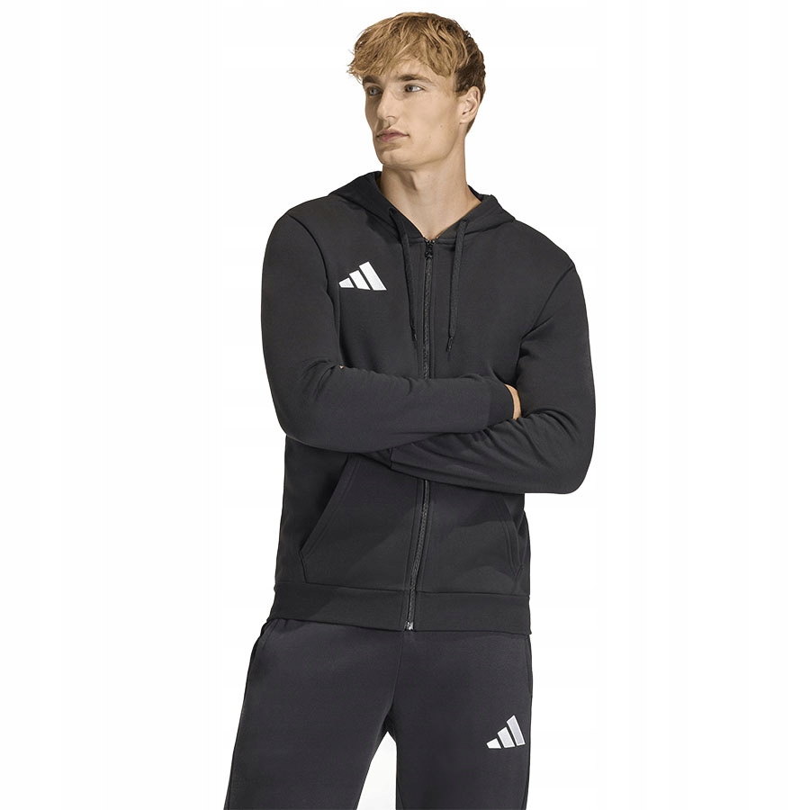 Adidas Entrada 26 Full Zip Hoody [3XL] Mikina Černá