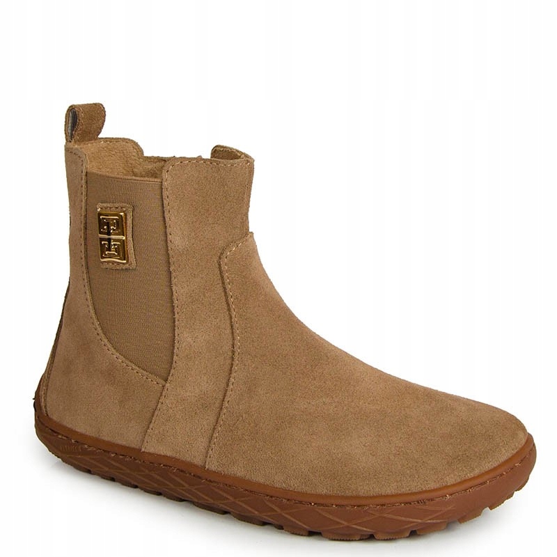 Lemar 30074 Béžové Kožené Kotníkové Boty Na Bosou Kotníkové Boty , 38