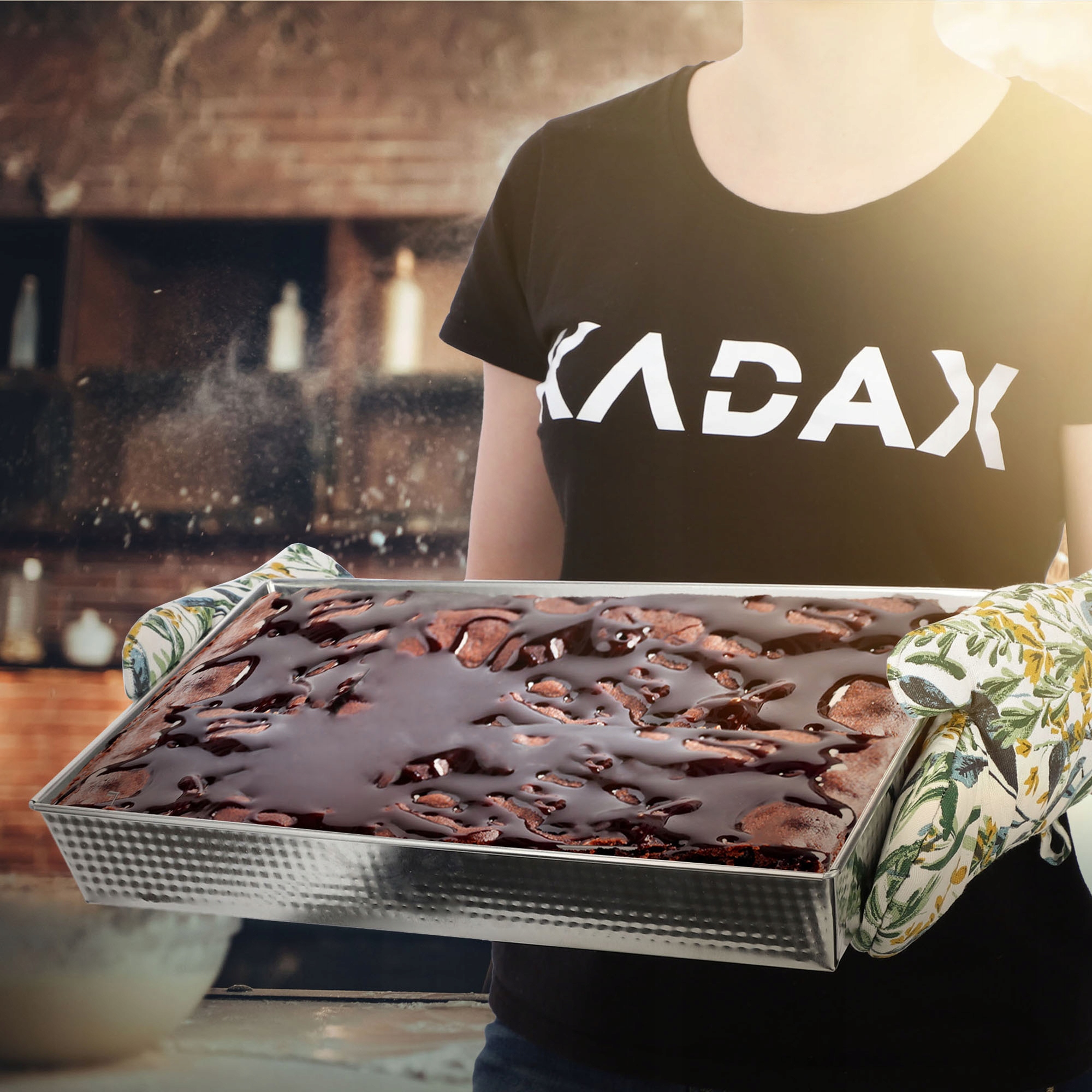 FORMA BLACHA DO PIECZENIA CIASTA BLASZKA BLACHY ZESTAW XXL 3szt Marka Kadax