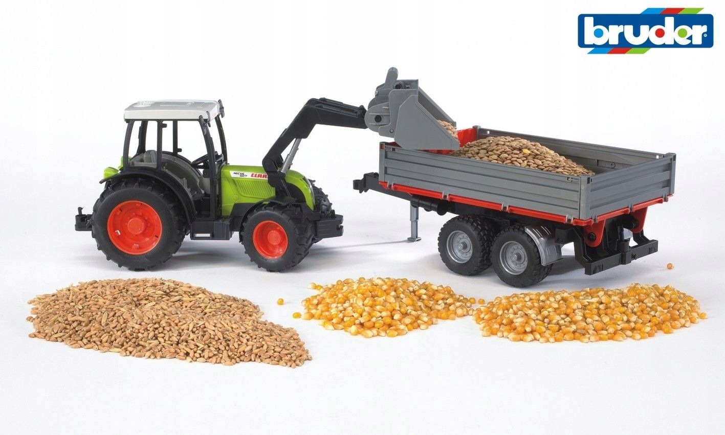 BRUDER 02112 Traktor Class Nectis 267F wywrotka Marka Bruder