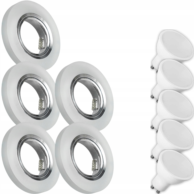 5X Skleněná Lampička Moderní Kulaté Stropní Svítidlo Kolo Silné Sklo Námraza Led Žárovka 1.5W