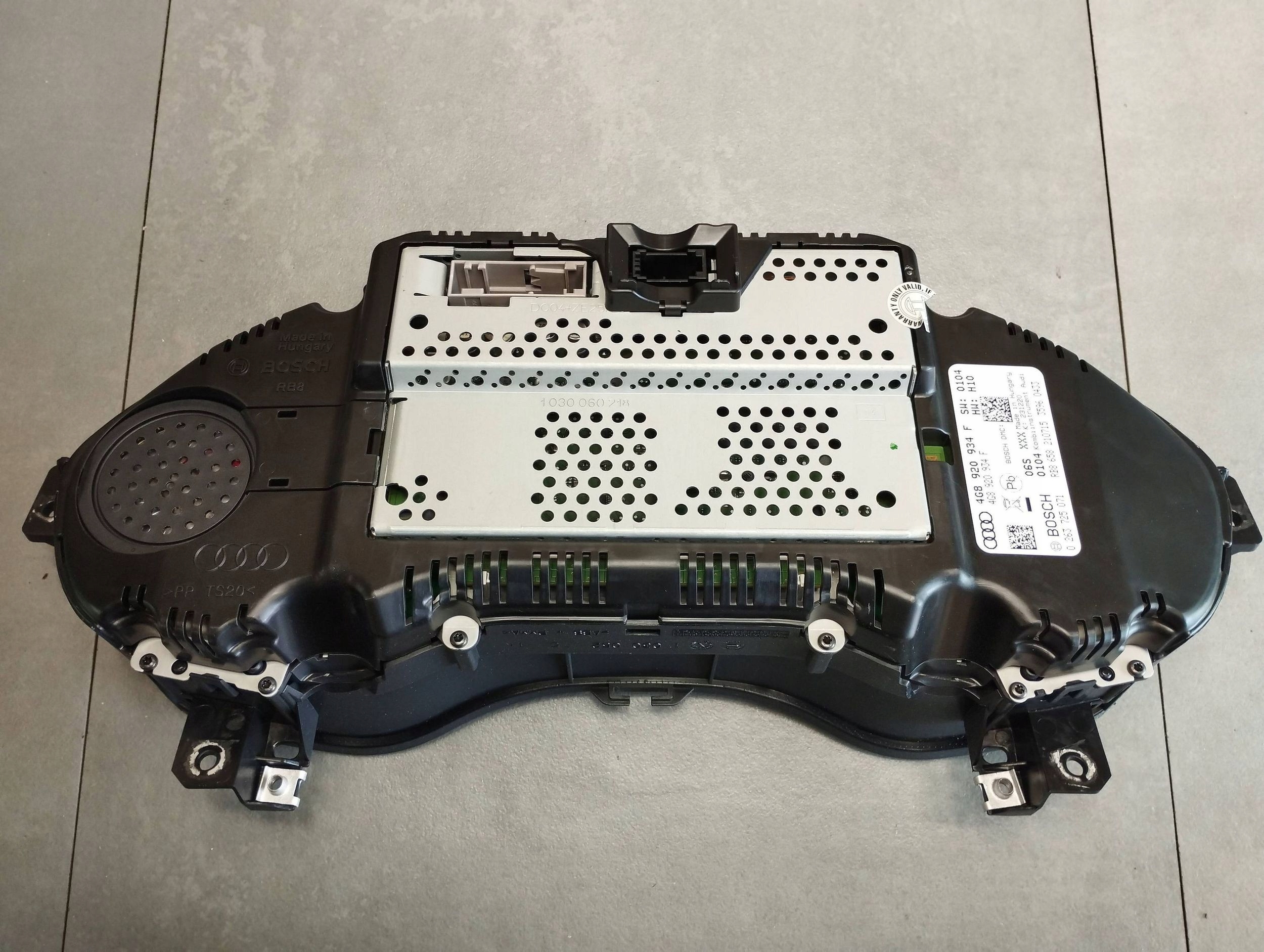 AUDI A6 C7 dials dials 4G8920934F