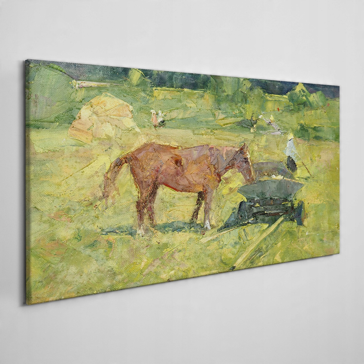 

Obraz ścienny na ramie płótnoKoń pole 140x70 cm