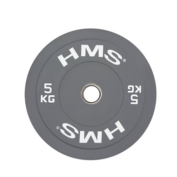 

Talerz Olimpijski Bumper Hms 5 kg Szary