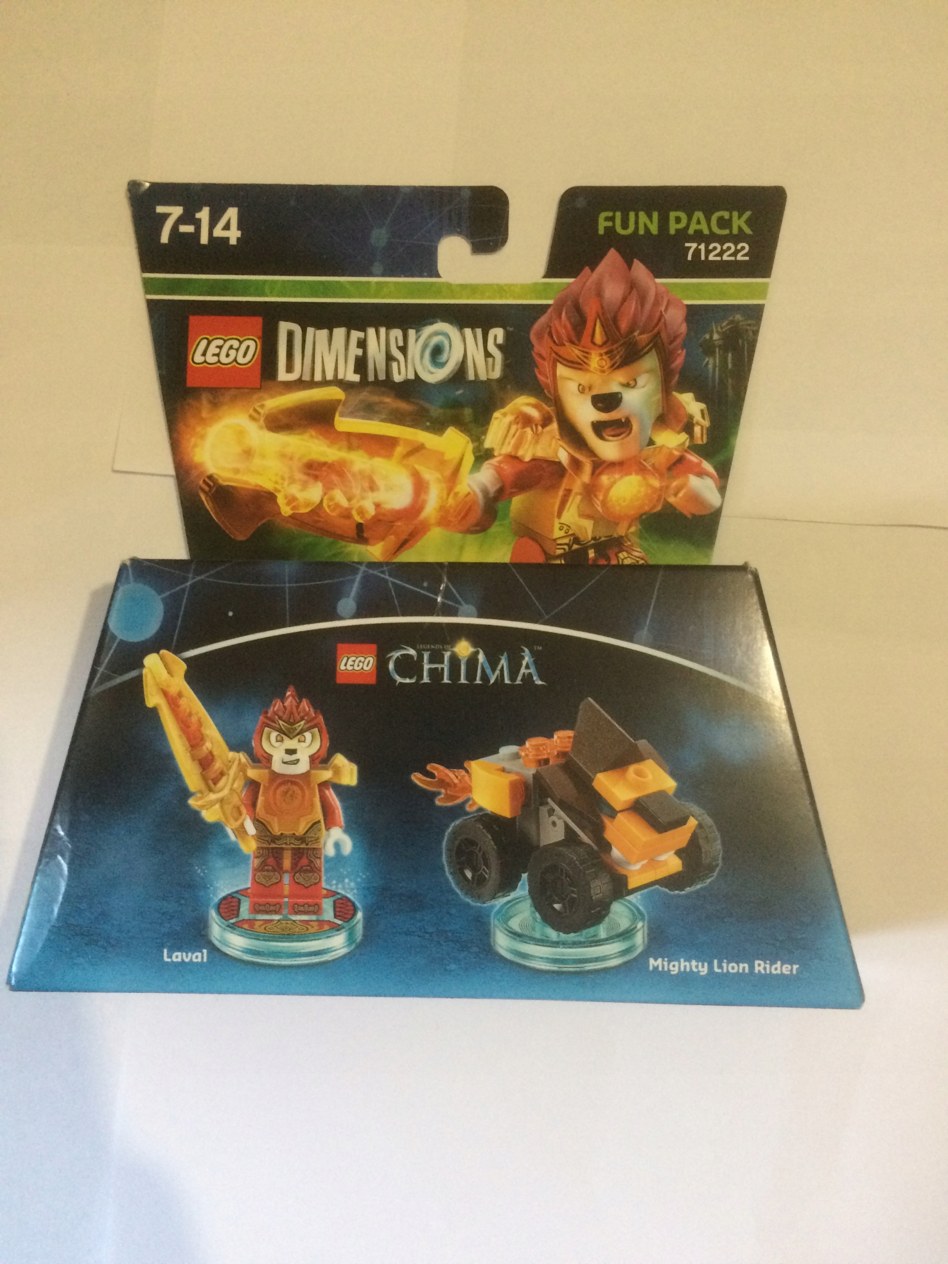 LEGO DIMENSIONS FUN PACK LEGO CHIMA LAVAL 71222 EAN (GTIN) 5051892187503