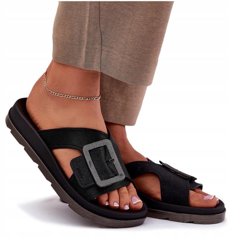 Nazouváky S Přezkou Zaxy RR285078 Černé 39