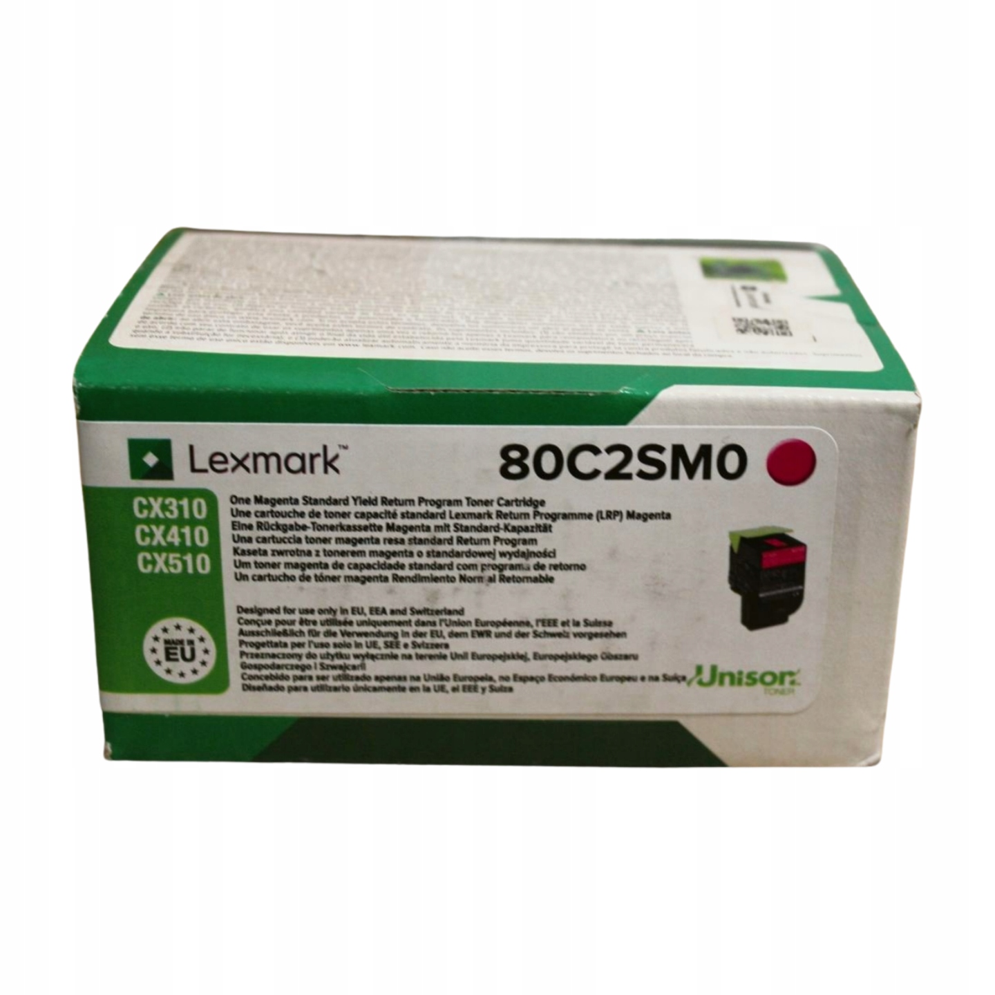 Lexmark CX410 80C2SM0 toner purpurový originálny