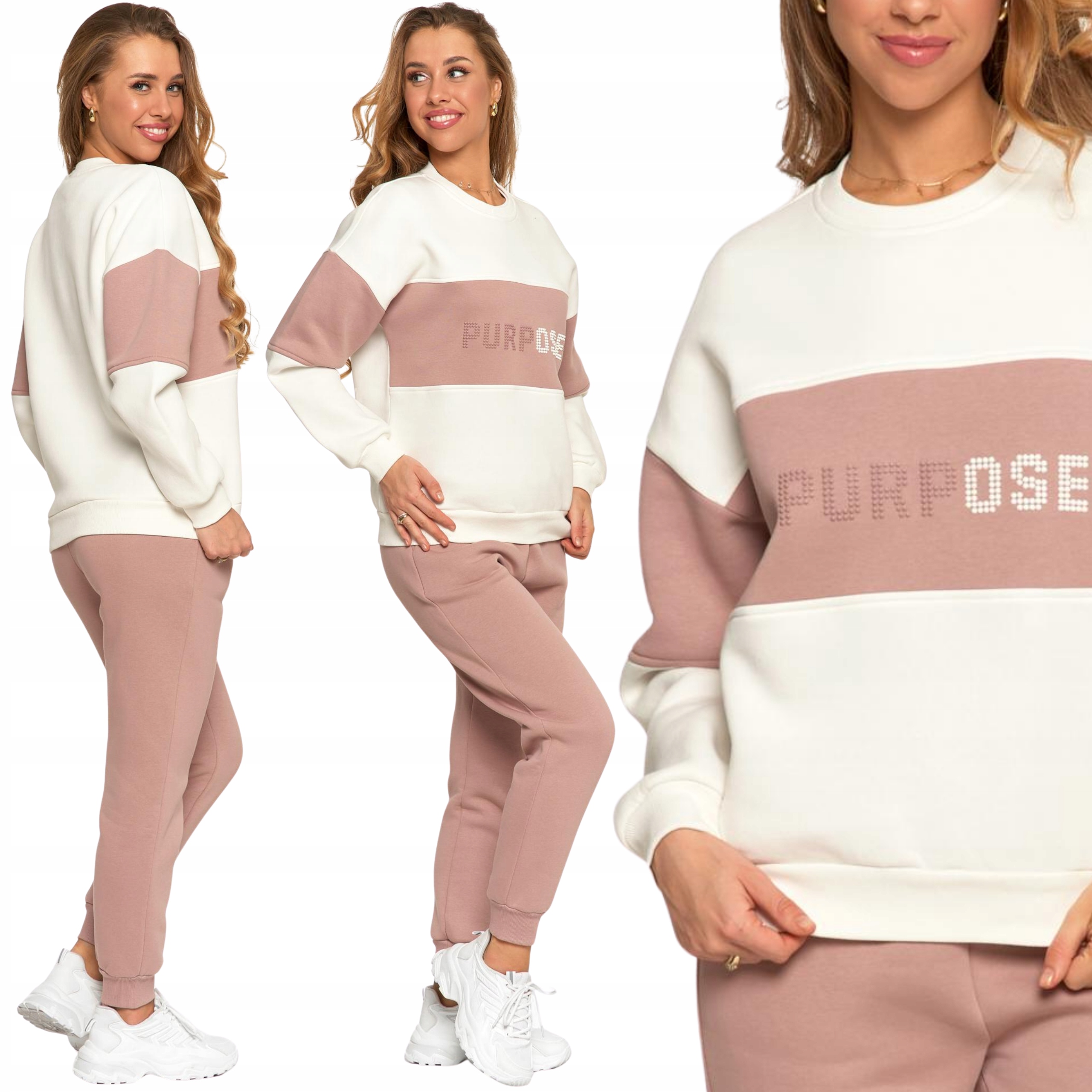 Tepláková Souprava Hladké kalhoty Mikina s potiskem Bavlna Moraj XXL