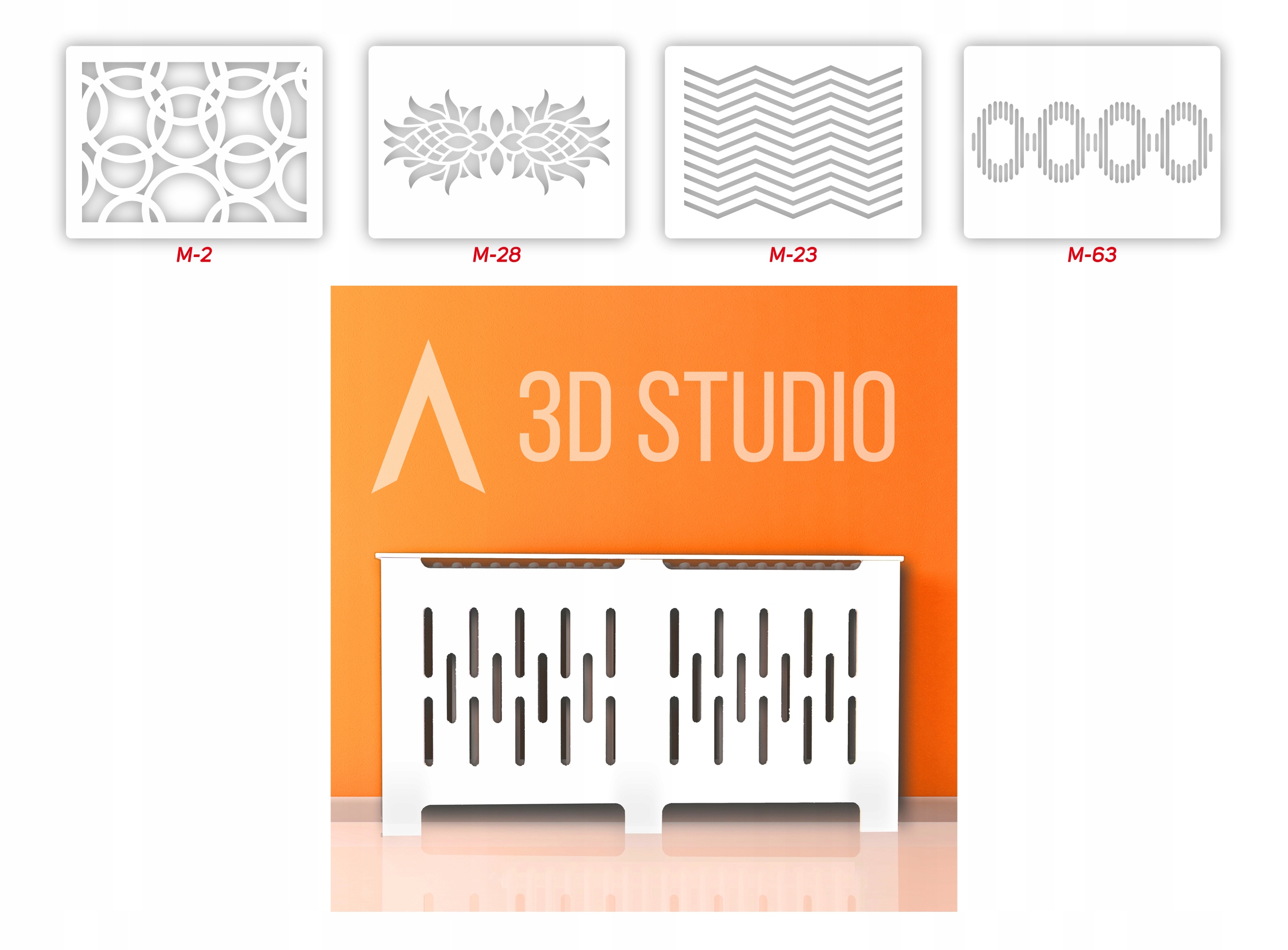 Maskownica na grzejnik osłona kaloryfera 82x138cm Szerokość produktu 138 cm